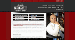 Desktop Screenshot of gamachelawfirm.com