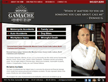 Tablet Screenshot of gamachelawfirm.com